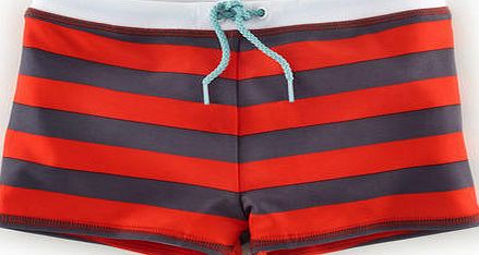 Mini Boden Swim Trunks, Red/Grey Stripe 34486183