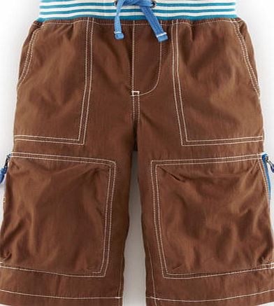 Mini Boden Techno Shorts, Nut 34554550