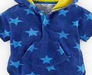 Mini Boden Towelling Throw-on, Reef/Bright Blue Star 34489609