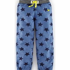 Mini Boden Track Pants, Sail Blue Star,Graphite,Khaki