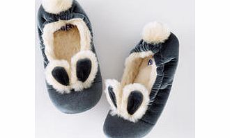Mini Boden Velvet Bunny Slippers, Vintage Blue,Ash 34185298