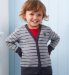 Pure Cotton Stripe Cardigan and T-Shirt
