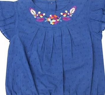 mini club embroidered blouse 6-9 Months