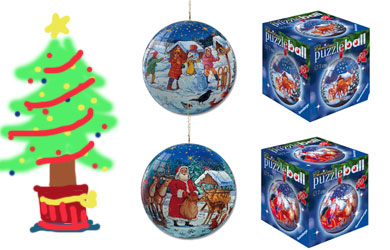 Mini Puzzleball - Christmas