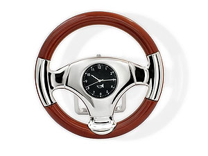 Mini Steering Wheel Clock 032912
