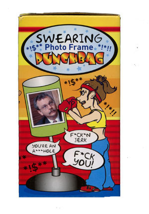 Swearing Photo Frame Punchbag