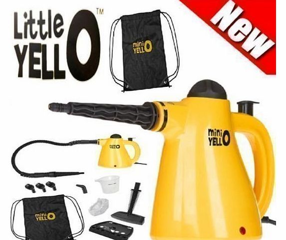 MINI YELLO NEW 11 PIECE ELECTRIC PORTABLE HANDHELD STEAMER POWERFUL WITH 350ML TANK NICE DESIGN AND FAST DISPATCH
