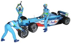 1:18 Scale Benetton 2000 Front Tyre Change Set