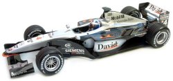 1:43 Scale McLaren MP4/16 Race Car 2001 -David Coulthard