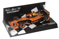 Minichamps 1:43 Scale Orange Arrows A23 Race Car 2002 - Enrique Bernoldi