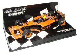 1:43 Scale Orange Arrows A23 Race Car 2002 - Heinz Harald Frentzen