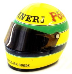 Minichamps 1:8 Scale Bell Helmet F3 Pool 1983 A.Senna