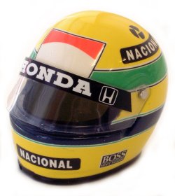 1:8 Scale Bell Senna 1989 Helmet