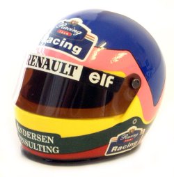 1:8 Scale Helmet - J.Villeneuve 1996 1/8