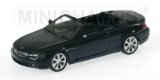 BMW 6 Series Cabriolet 2006 blue metallic 1:43 scale model from minichamps