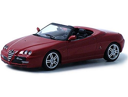 Diecast Model Alfa Romeo Spider (2003) in Red (1:43 scale)