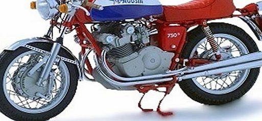 Minichamps Diecast Model MV Agusta 750S (1972) (1:12 scale by Minichamps) in Red and Blue
