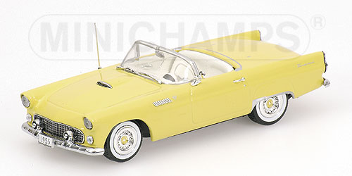 Ford Thunderbird 1955 yellow