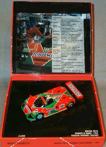 Mazda 787B Le Mans Winner 1991 Ltd. Edition in