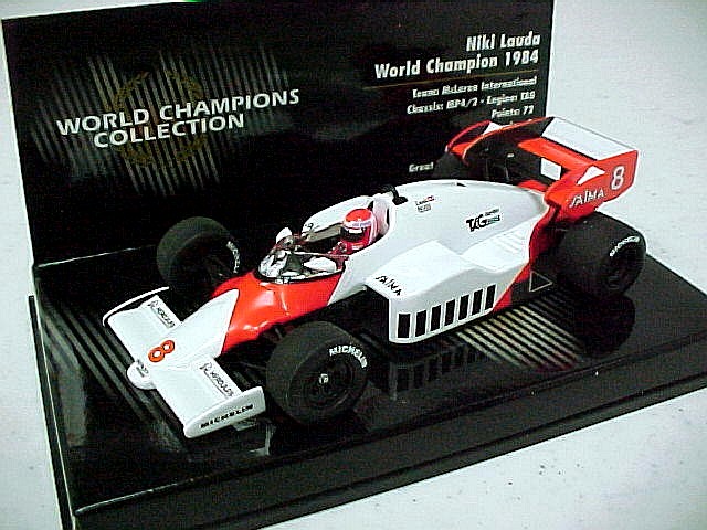 Minichamps McLaren MP4/2 N.Lauda World Champion 1984 in White
