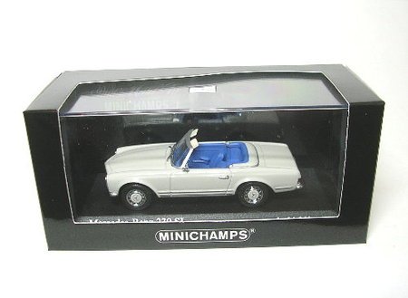 Mercedes-Benz 230 SL (1965) in Light Grey (1:43 scale)