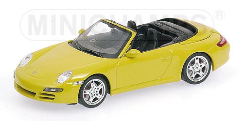 Minichamps Porsche 911 Carrera S Cabrio 2005 in Yellow