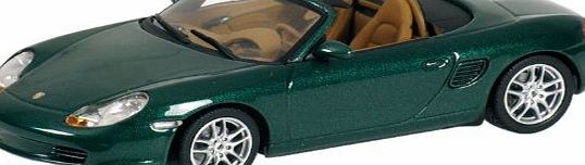 Minichamps Porsche Boxster in metallic green 2002 Minichamps 1:43 scale diecast model