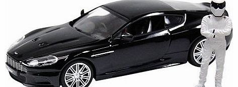 Minichamps Top Gear 1:43 Scale Aston Martin DBS Diecast Car (Black) with The Stig Figure
