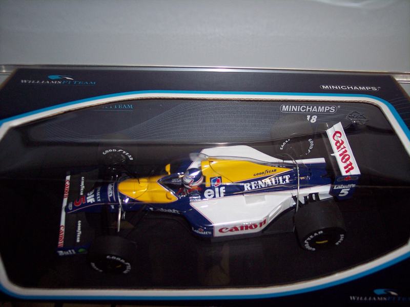Williams Renault FW14 Nigel Mansell 1991 in White