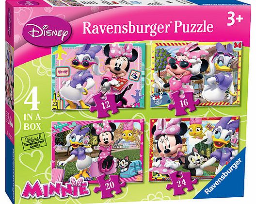 Ravensburger Disney Minnie Mouse 4 in a Box Puzzle