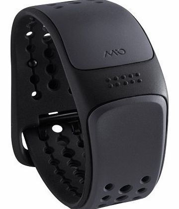 mio  Link Continous Heart Rate Wrist Band Works with Fitness App for iPhone 4S/5/5S/5C - Slate, Large