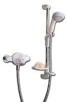 Mira 415 Combiforce Shower EV White and Chrome