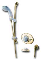 Mira Excel - Thermostatic Shower BIV - White & Gold