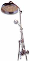 Mira Montpellier Thermostatic Chrome Exposed Shower with 12&quot; Head