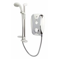 MIRA Play 9.5kW White / Chrome Electric Shower