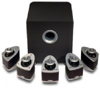 Mirage Nanosat Omnipolar Home Cinema Speaker Package - Platinum/Black