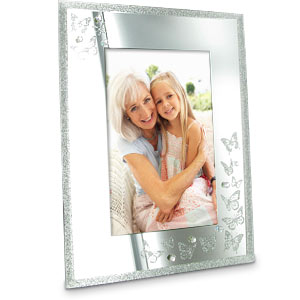 and Glitter Butterfly 4 x 6 Photo Frame