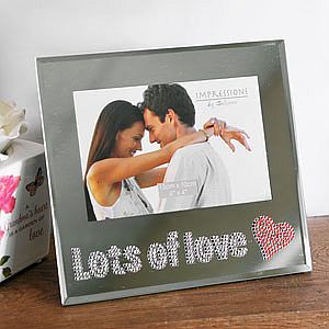 Glass Lots of Love 6 x 4 Photo Frame