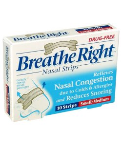 BREATHE RIGHT NOSE PLASTERS X 10