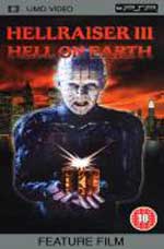 Miscellaneous Hellraiser 3 Hell On Earth UMD Movie PSP