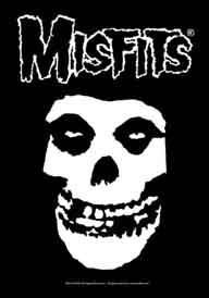 The Misfits Classic Fiend Skull Textile Poster