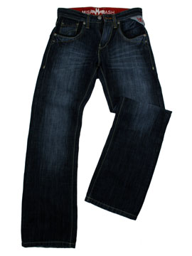 Mid Wash Denim Capacity Jeans
