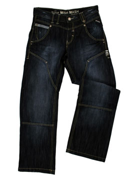 Mish Mash Mid Wash Denim Cutrone Jeans