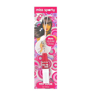 Miss Sporty Mini Mobile Lip Gloss Charm -