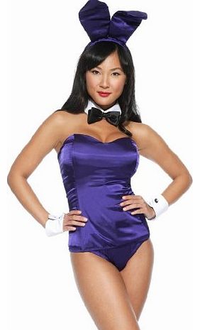 Missimo Playboy Bunny Girl Inspired Outfit Purple Medium