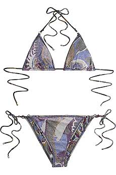 Missoni Samarcanda metallic bikini