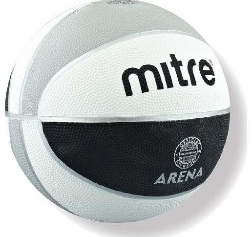 Arena Training Basketball - Blk/Wht/Silver - 5