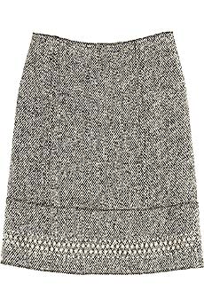 Miu Miu Studded knickerbocker tweed skirt