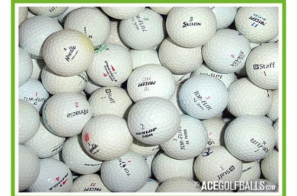 mixed 100 Assorted Mix Golf Balls - Grade B