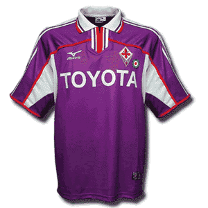 Mizuno 01-02 Fiorentina Home shirt
